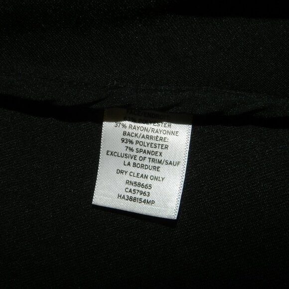 NWT HALOGEN Women's Black & White Tweed Peplum Jacket Size Small Petite - Picture 15 of 16